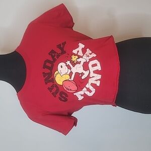 Red Graphic Short Sleeve Tee